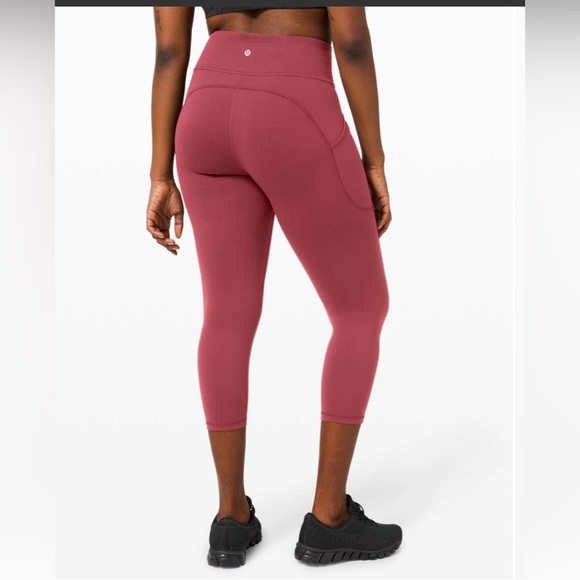 Lululemon Invigorate HR Crop 23" Chianti - Picture 2 of 5
